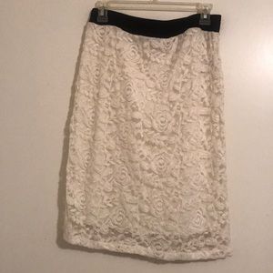 Ivory skirt